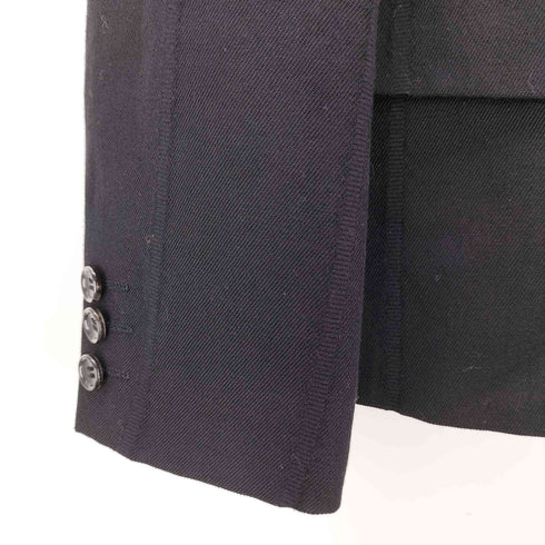 ローブドシャンブルコムデギャルソン robe de chambre COMME des GARCONS 01AW 丸襟 3B テーラードジャケット レディース JPN:L