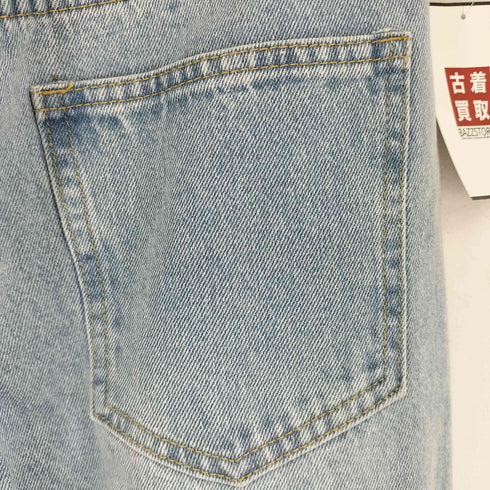 フロントダメージデニムパンツ レディース JPN:S