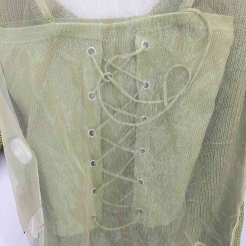 アメリ AMERI MEDI BACK SHEER KNIT TOPニット レディース
