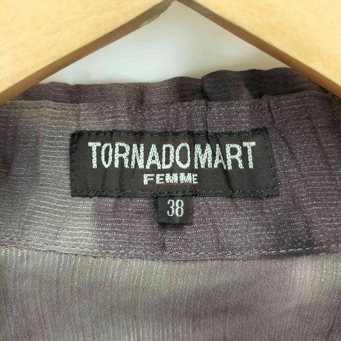 トルネードマートファム TORNADO MART FEMME タイダイシースルーシャツ レディース JPN:38