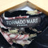 トルネードマートファム TORNADO MART FEMME 薔薇柄 ベロアシャツ ラメ ストライプ レディース JPN:38
