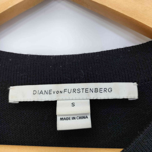 ダイアンフォンファステンバーグ DIANE VON FURSTENBERG 花柄レース ウール ロングカーディガン レディース import:S