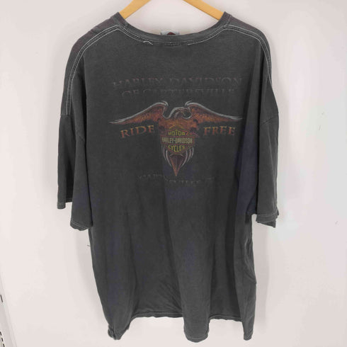 ハーレーダビッドソン HARLEY-DAVIDSON 90s~00s バックプリント オーバーサイズ半袖カットソー メンズ