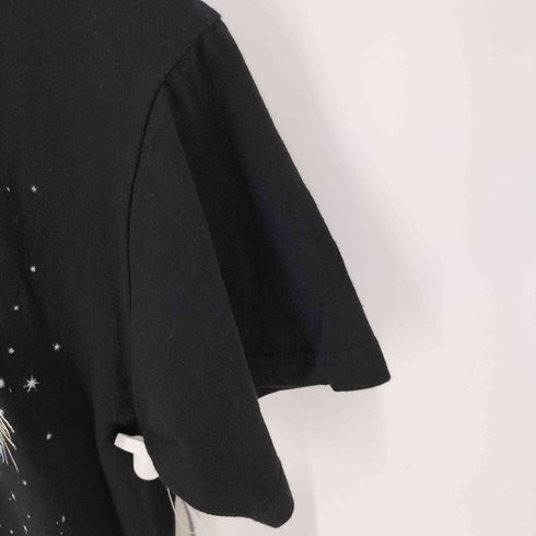 MR BIG 両面プリントTシャツ ネコ CAT 宇宙柄 レディース import:S