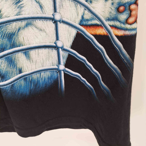 MR BIG 両面プリントTシャツ ネコ CAT 宇宙柄 レディース import:S