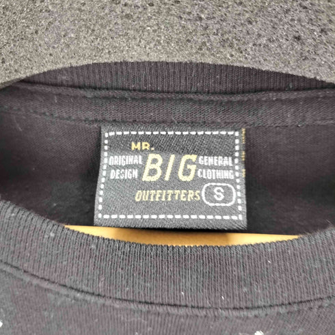 MR BIG 両面プリントTシャツ ネコ CAT 宇宙柄 レディース import:S