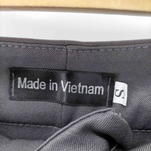 MADE IN VIETNAM レイヤードスラックスパンツ ウエストベルト レディース JPN:S