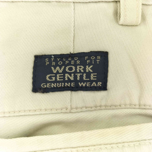 WORK GENTLE 2タックチノパンツ メンズ 85-66