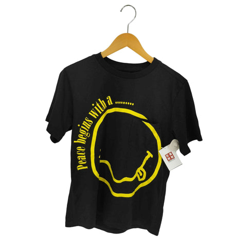 タカヒロミヤシタザソロイスト TAKAHIRO MIYASHITA The SoloIst. 18SS スマイルプリント S/S Tシャツ メンズ 44
