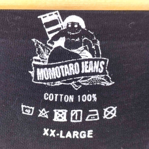 モモタロウジーンズ MOMOTARO JEANS デニムポケット クルーネックTシャツ メンズ JPN:XXL