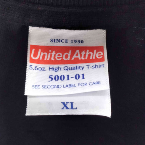 ユナイテッドアスレ UNITED ATHLE プリントクルーネックTシャツ メンズ JPN:XL