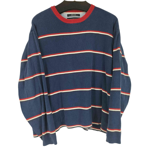 トミーヒルフィガー TOMMY HILFIGER 90S ボーダー コットンニット メンズ JPN:XL