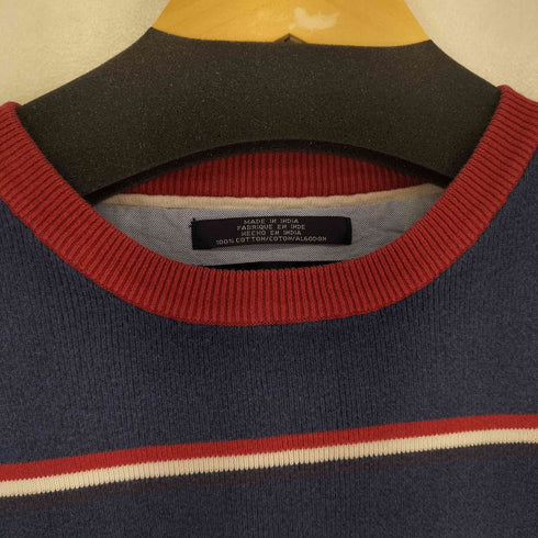 トミーヒルフィガー TOMMY HILFIGER 90S ボーダー コットンニット メンズ JPN:XL