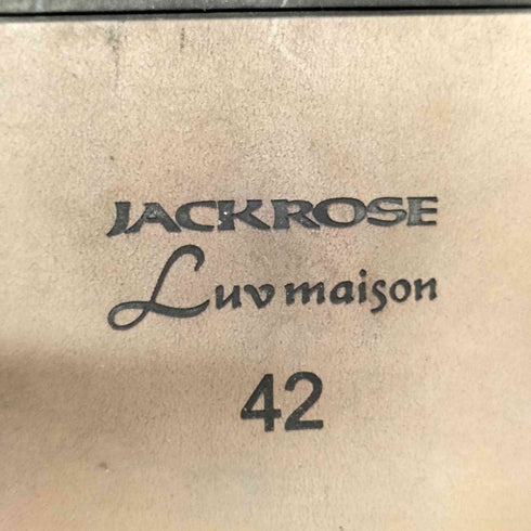 ジャックローズラブメゾン JACK ROSE Luv maison ヘリンボーン チャッカブーツ メンズ JPN:42