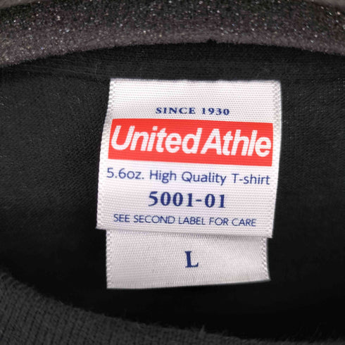 ユナイテッドアスレ UNITED ATHLE プリントクルーネックTシャツ メンズ JPN:L