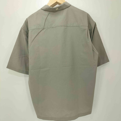 ムジルシリョウヒン 無印良品 かぜを通す ワイド5分袖 布帛ポロシャツ メンズ JPN:L