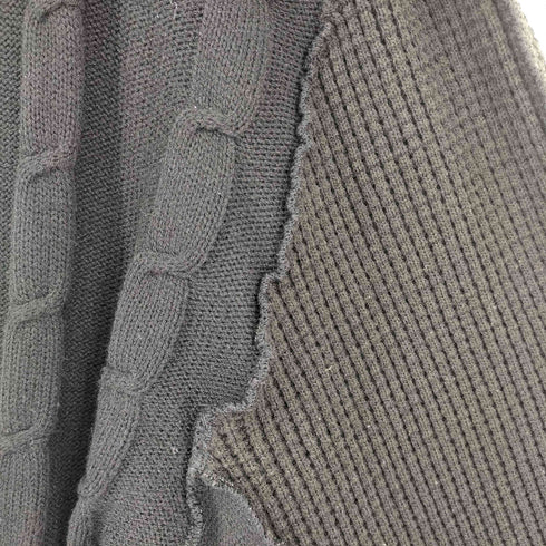 NEW.GEN インサイドアウト ワッフルドッキング ドライバーズニット メンズ 5XL