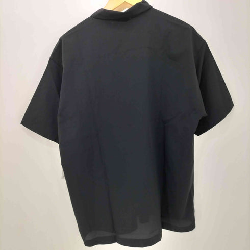 ムジルシリョウヒン 無印良品 かぜを通す ストレッチ 半袖布帛ポロシャツ メンズ JPN:L