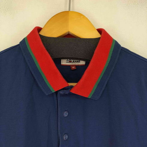 トミージーンズ tommy jeans ロゴ刺繍 S/S ポロシャツ メンズ JPN:M