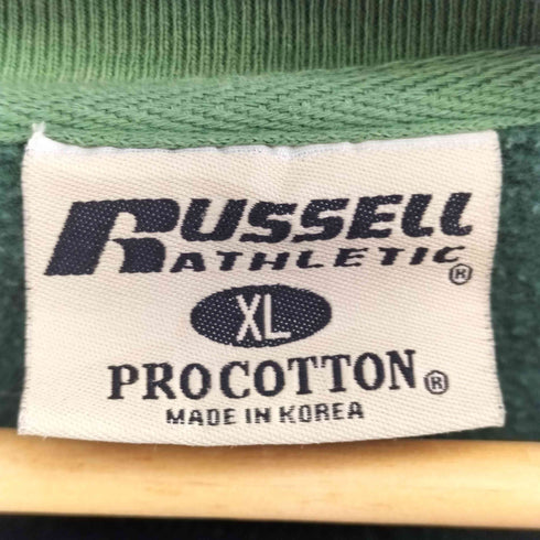 ラッセルアスレチック RUSSELL ATHLETIC カレッジ刺繍 クルーネックスウェット メンズ JPN:XL