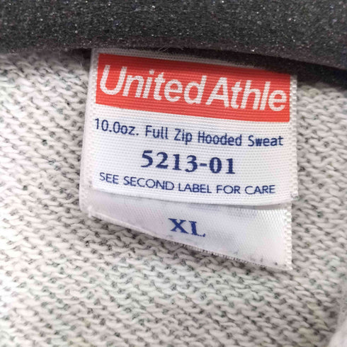 ユナイテッドアスレ UNITED ATHLE プリントジップアップパーカー メンズ JPN:XL