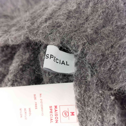 メゾンスペシャル MAISON SPECIAL アクリルウール混ニット メンズ FREE