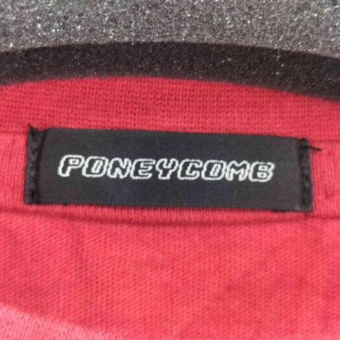 PONEYCOMB プリントクルーネックTシャツ メンズ JPN:XL