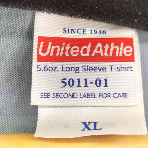 ユナイテッドアスレ UNITED ATHLE プリントクルーネックTシャツ メンズ JPN:XL