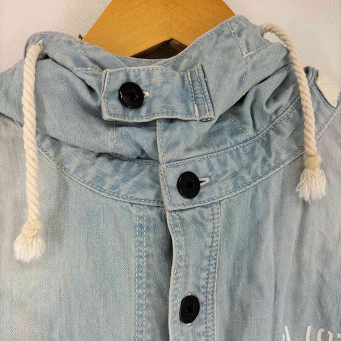 アヴィレックス AVIREX シャンブレーシャツパーカー メンズ 2XL