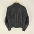 バンソン VANSON USA製 COMET コメット 裏地チェック ホースハイド シングル ライダースジャケット メンズ US:38
