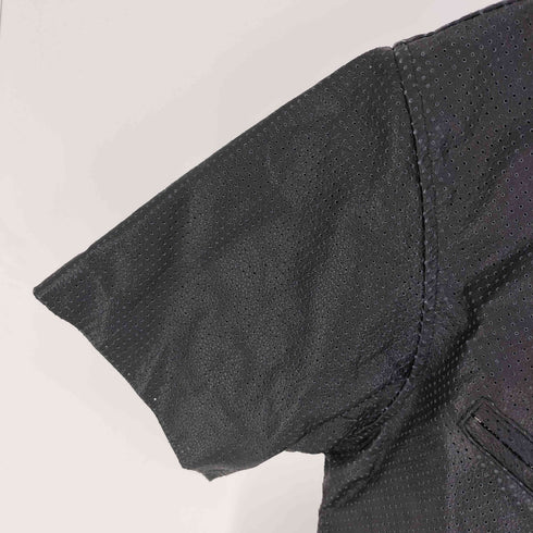 FREEDOM ボールジップ パンチング バッファローレザー S/S ジャケット 水牛革 メンズ import:L