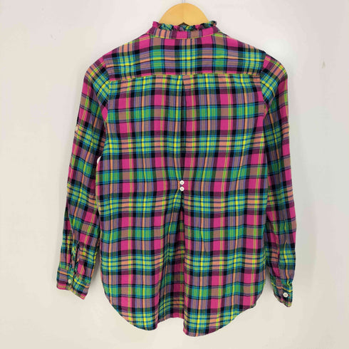 ラルフローレン RALPH LAUREN フリル プルオーバー ネルシャツ レディース 16 160/84