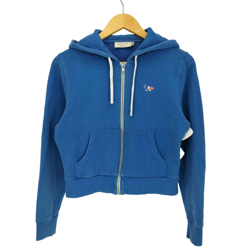 メゾンキツネ MAISON KITSUNE 裏毛 ジップパーカー レディース import:S