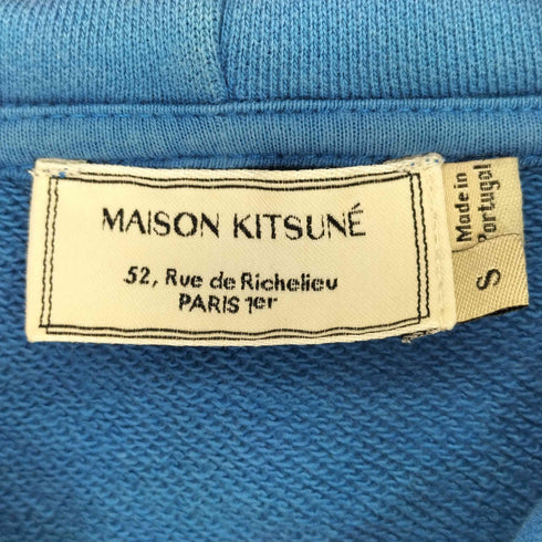 メゾンキツネ MAISON KITSUNE 裏毛 ジップパーカー レディース import:S