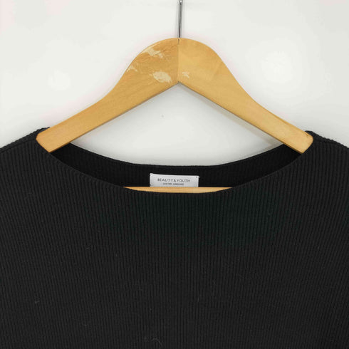 ビューティーアンドユースユナイテッドアローズ BEAUTY & YOUTH UNITED ARROWS 畦リブボートネックニット レディース