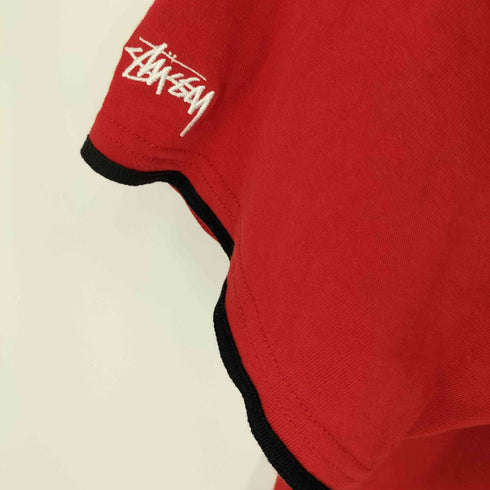 ステューシー Stussy 00S ベースボールシャツ ロゴプリント メンズ import:XL