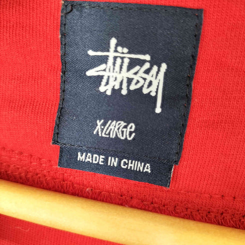 ステューシー Stussy 00S ベースボールシャツ ロゴプリント メンズ import:XL