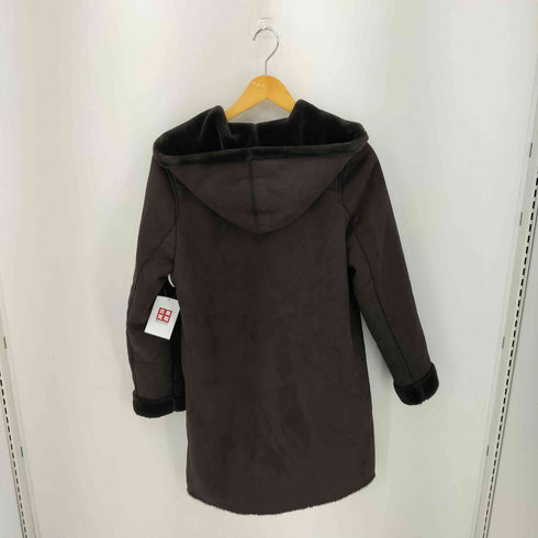 ユニクロ UNIQLO ムートンタッチ フーデット コート レディース import:M