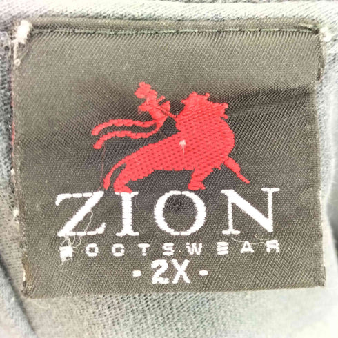 ザイオン ZION 2008 アーティストプリントクルーネックTシャツ メンズ 2XL