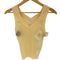 ハイク HYKE SHEER WIDE RIBBED SWEATER BUSTIER TOP Cream レディース FREE