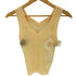 ハイク HYKE SHEER WIDE RIBBED SWEATER BUSTIER TOP Cream レディース FREE
