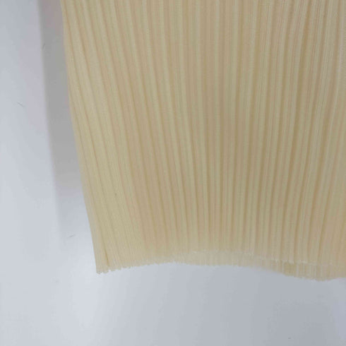 ハイク HYKE SHEER WIDE RIBBED SWEATER BUSTIER TOP Cream レディース FREE
