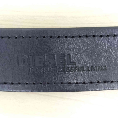 ディーゼル DIESEL ロゴ型押しレザーベルト メンズ