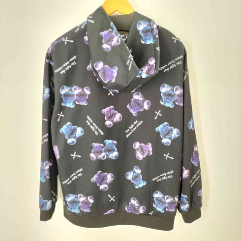 PLYTONE くま総柄 ジップパーカー レディース ONE SIZE