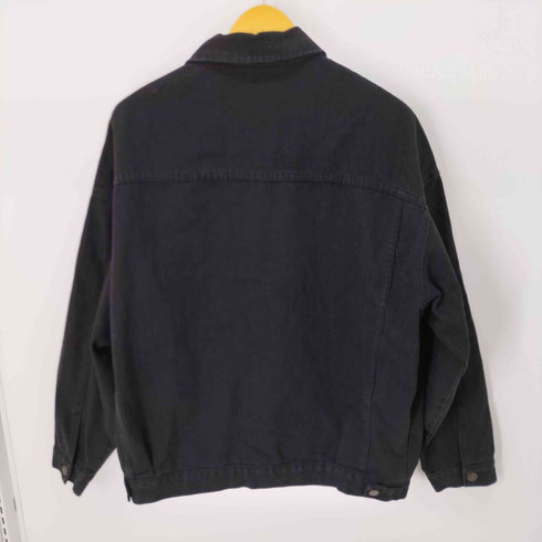 オーバーサイズド ブラックデニムジャケット メンズ ONE SIZE
