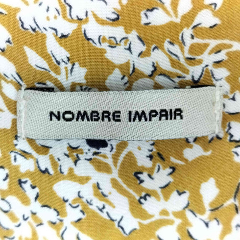 ノンブルアンペール NOMBRE IMPAIR フラワープリントレーヨンカットソー レディース FREE