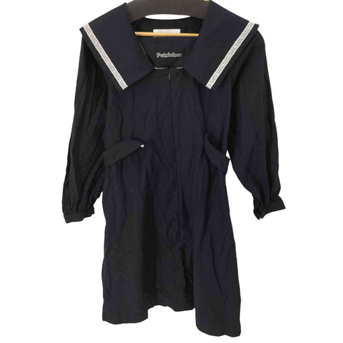 PETRICHOR フロントジップ セーラーワンピース レディース ONE SIZE