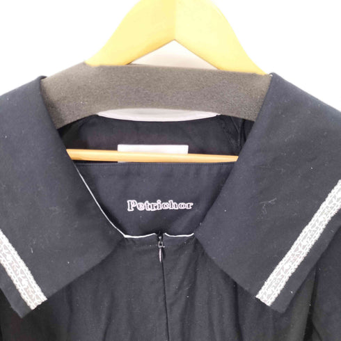 PETRICHOR フロントジップ セーラーワンピース レディース ONE SIZE