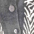 GOOD EARTH CLOTHING ゼブラ ヒョウ柄 猫目ボタン コットン ジャケット レディース import:M