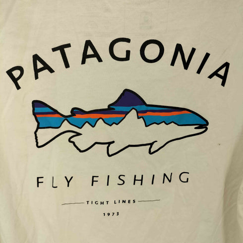 パタゴニア patagonia FLY FISHING S/S プリントTシャツ メンズ import:S